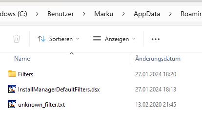 Filter kopieren Filter kopieren